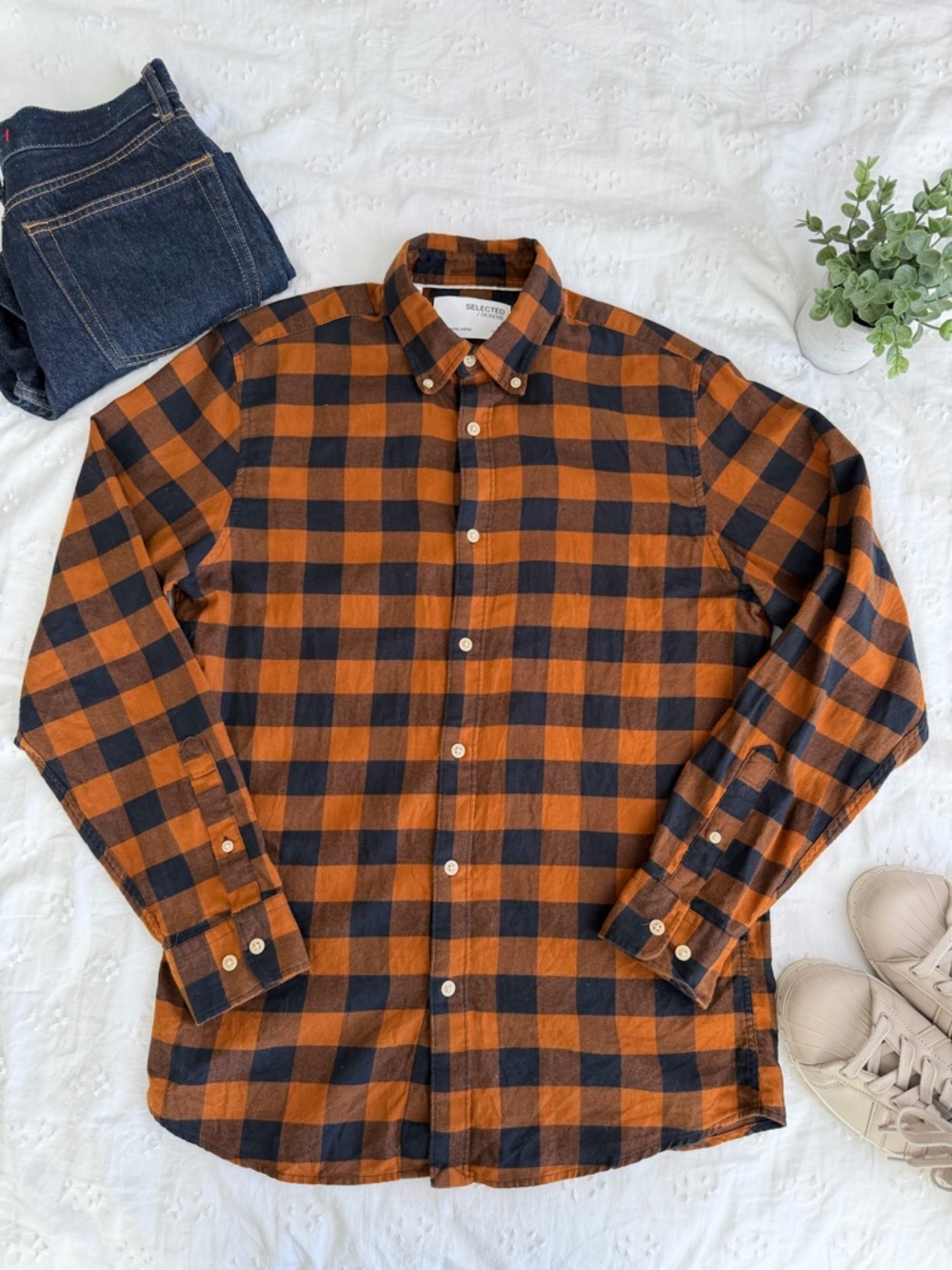 Selected/Homme Button‑Up Shirt